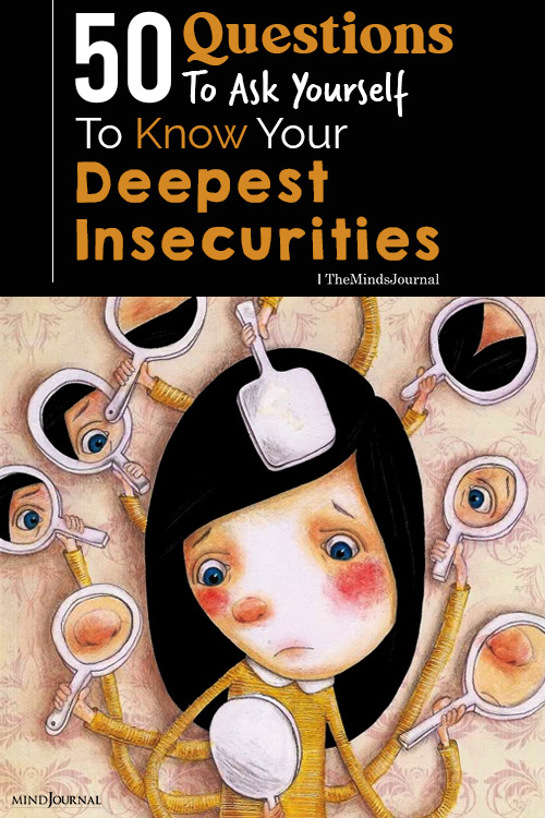 your deepest insecurities pin