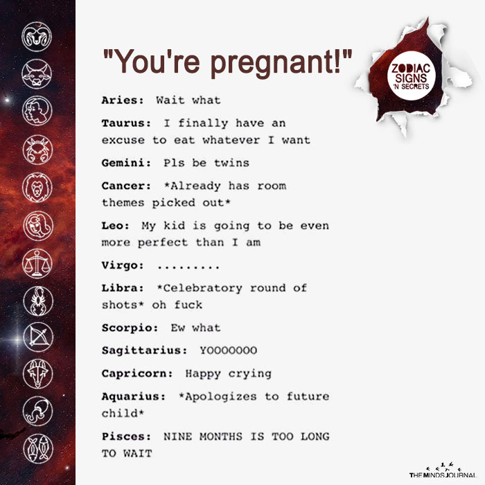 “You’re Pregnant!”