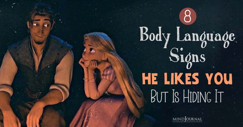 8 Body Language Signs He Likes You, But Is Hiding It