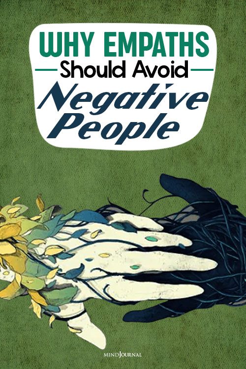 Empaths Should Avoid Negative People pin