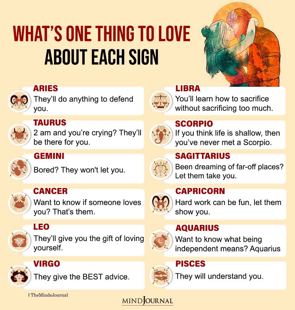 One Thing To Love About Each Zodiac Sign