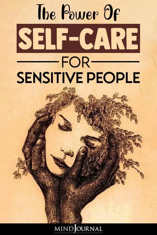 Power Of Self Care Sensitive People pin