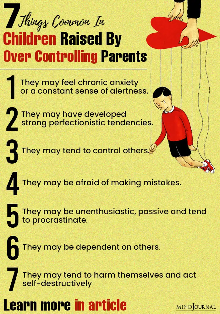 Things Children Raised Over Controlling Parents infographic