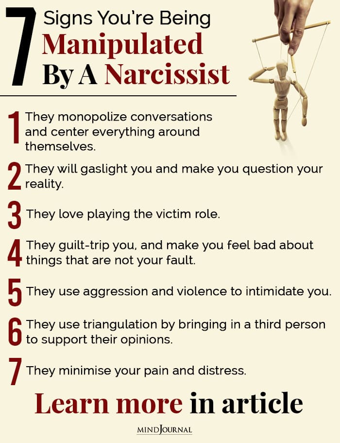 being manipulated by a narcissist info