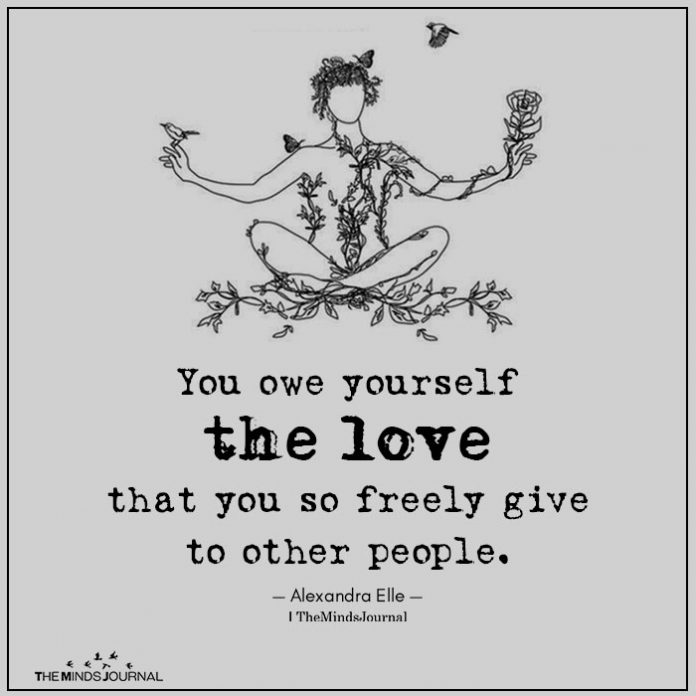 owe yourself love 