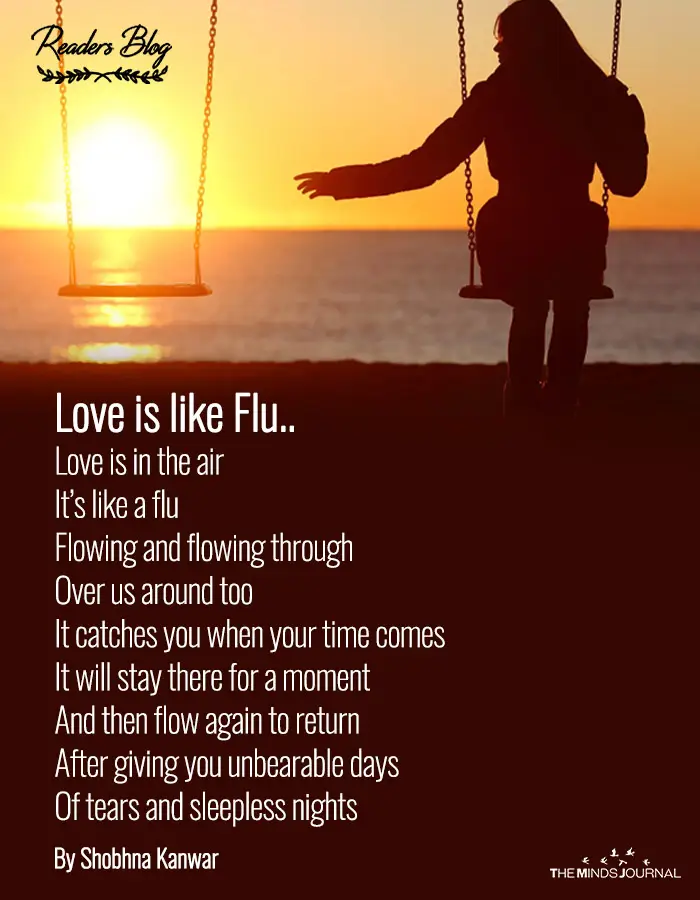 readers blog love is like a flu