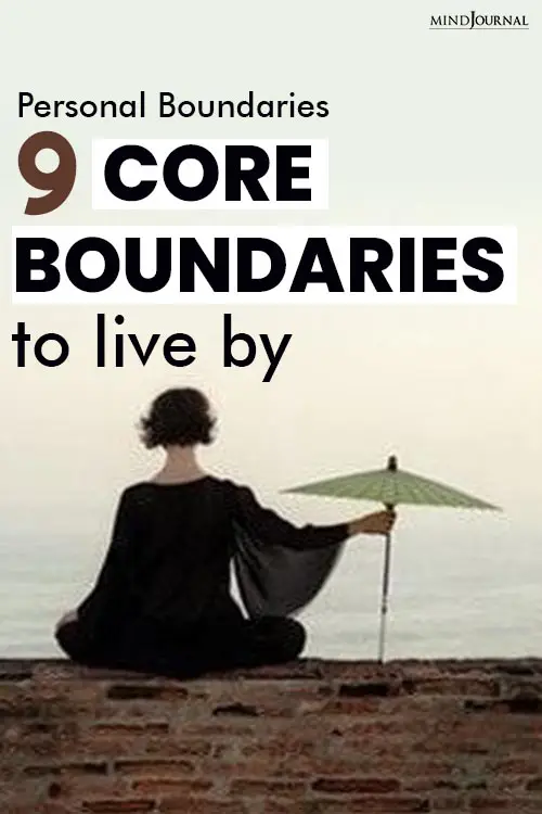 Core Boundaries To Live By pin