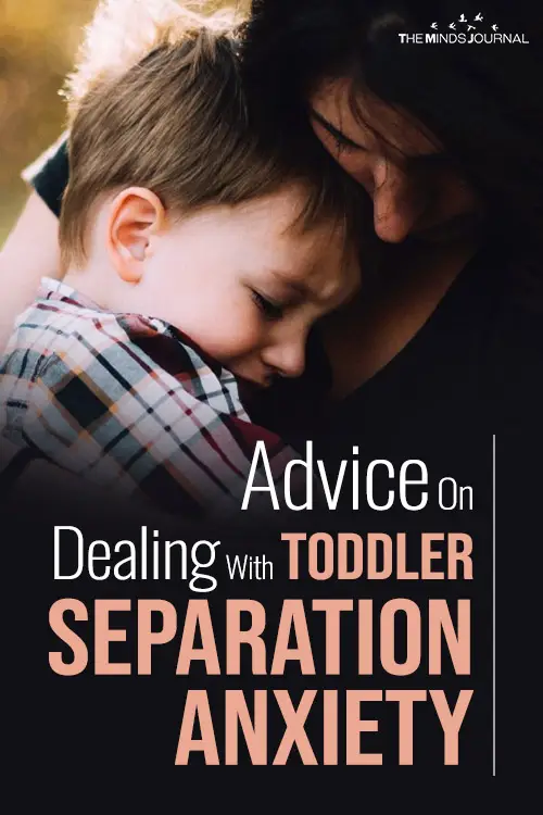 Dealing With Toddler Separation Anxiety pin