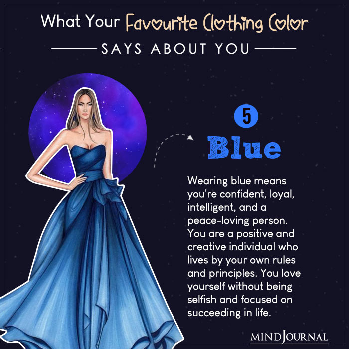 Favorite Clothing Color Says About You blue