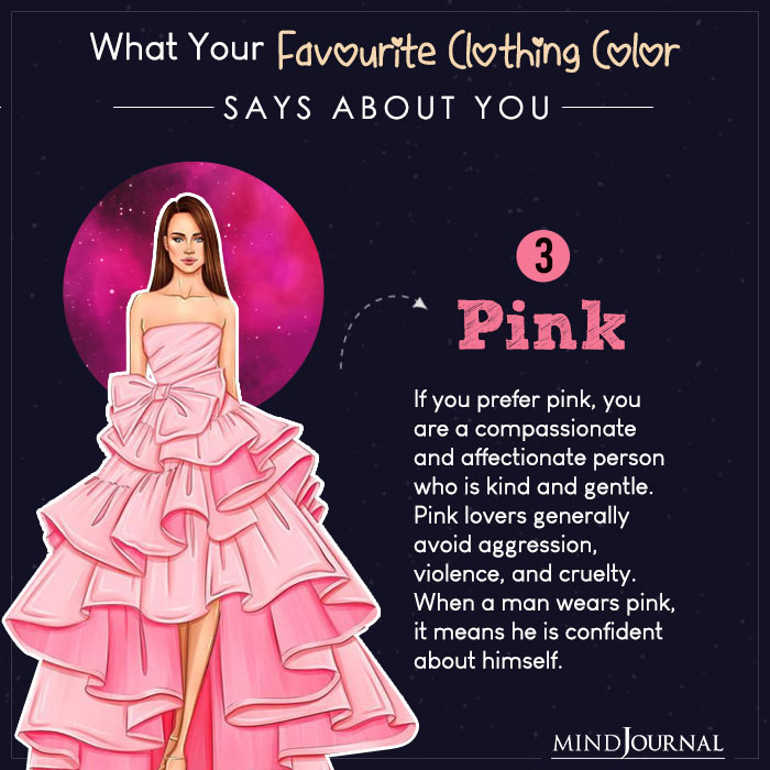 Favorite Clothing Color Says About You pink