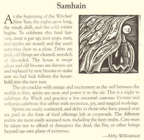 Samhain - wiccan holidays