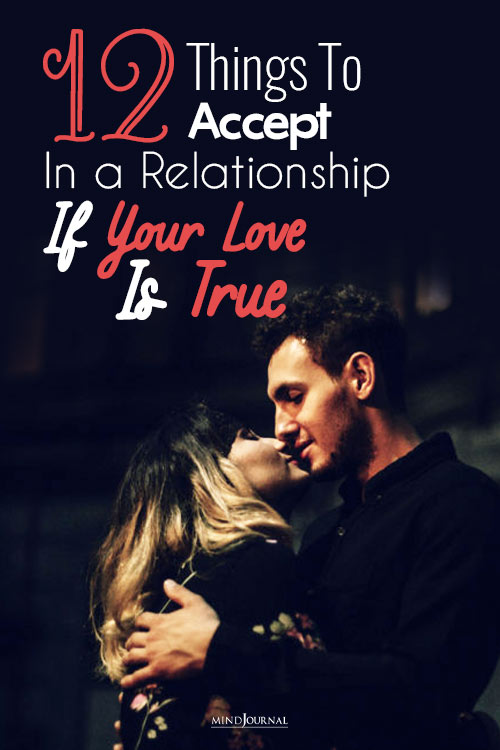 Things Accept Relationship Love Is True pin