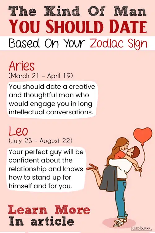 kind of man you should date based on your zodiac sign pin detail