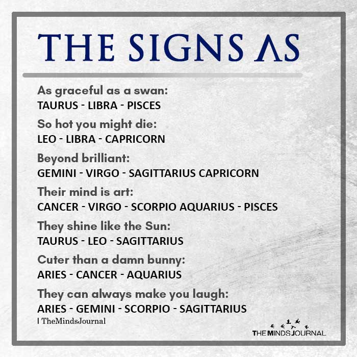 The Signs As
