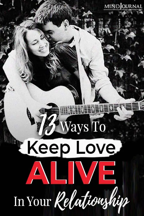 Keep Love Alive Relationship pin