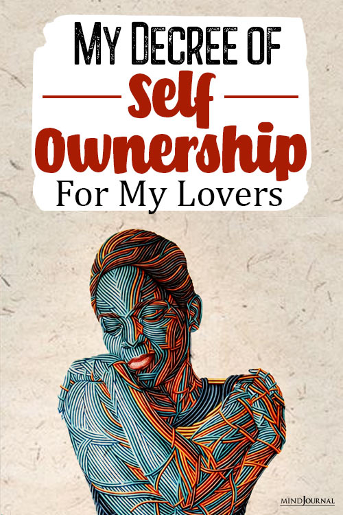 My Decree Self Ownership My Lovers pin