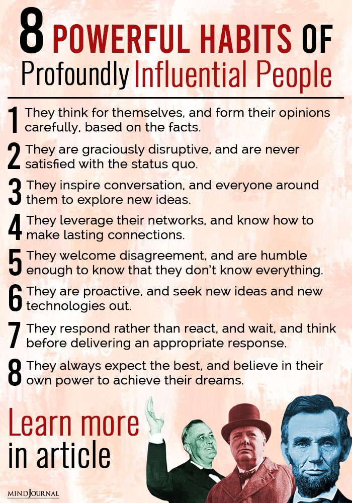 habits of profoundly influential people info