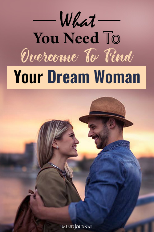 overcome to find your dream woman pin