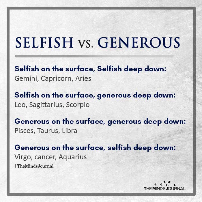 selfish