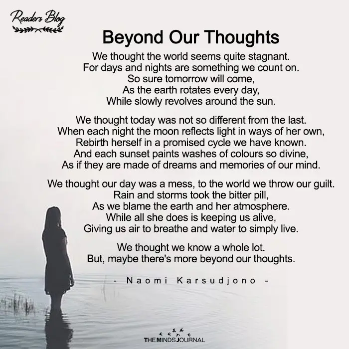 Beyond Our Thoughts