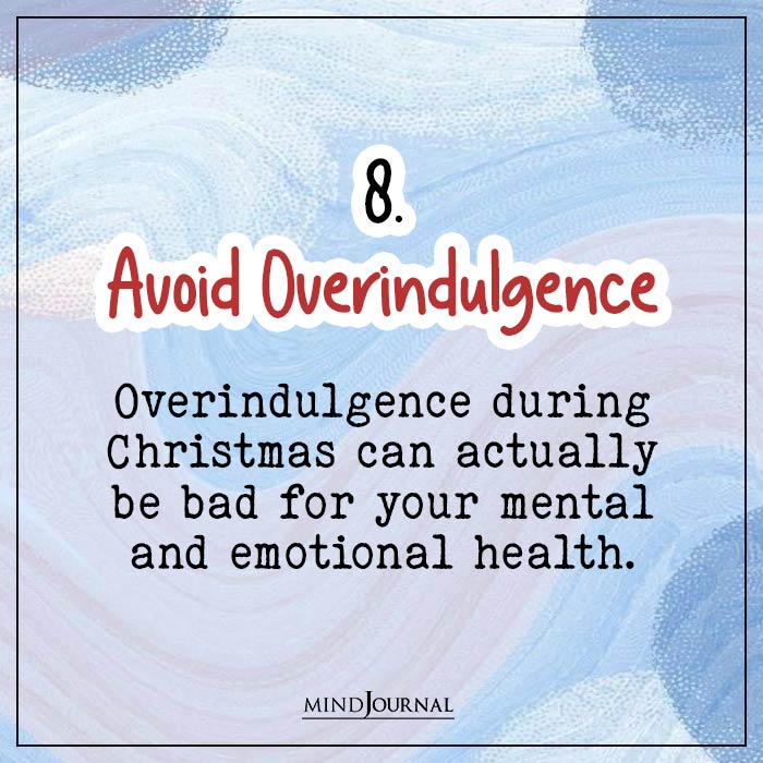 Cope With Anxiety Depression Christmas Avoid Overindulgence