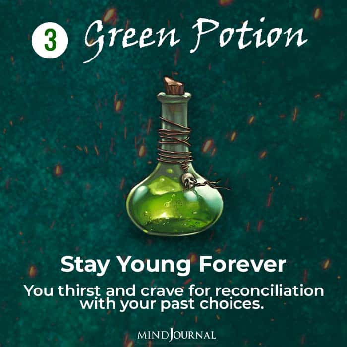 Potion Drink Your Choice Reveals Soul Craves Green potion