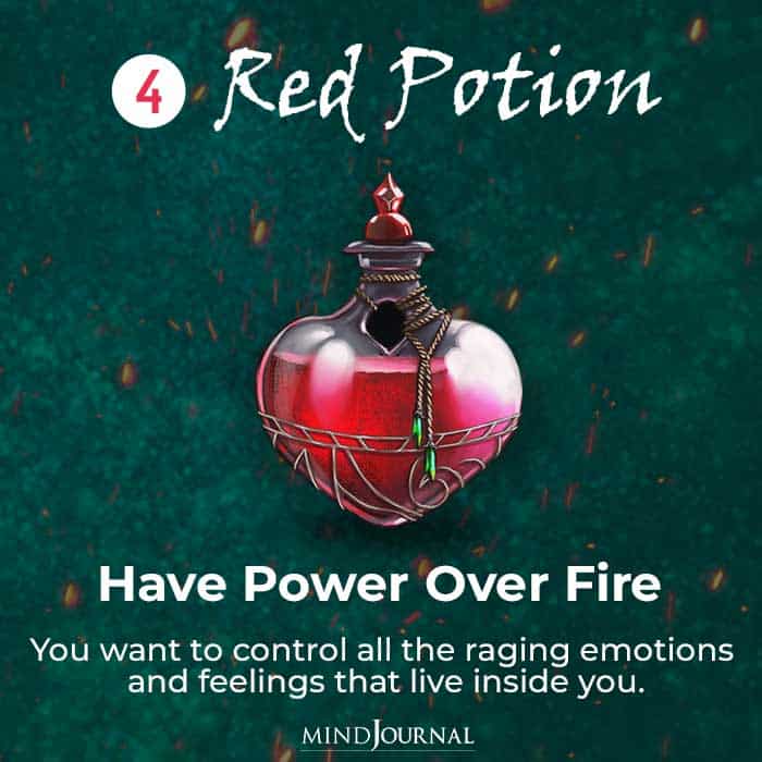 Potion Drink Your Choice Reveals Soul Craves Red potion
