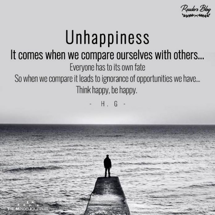 Social comparison and Unhappiness