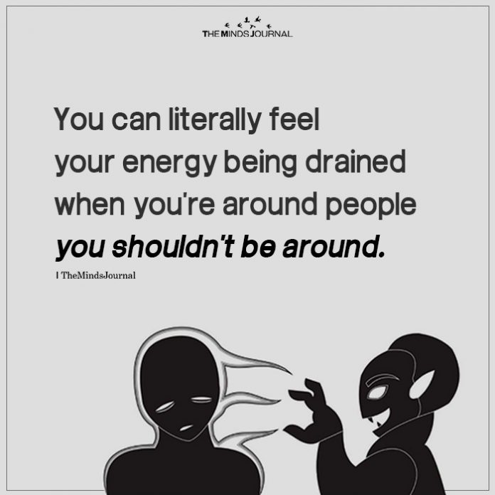 energy being drained