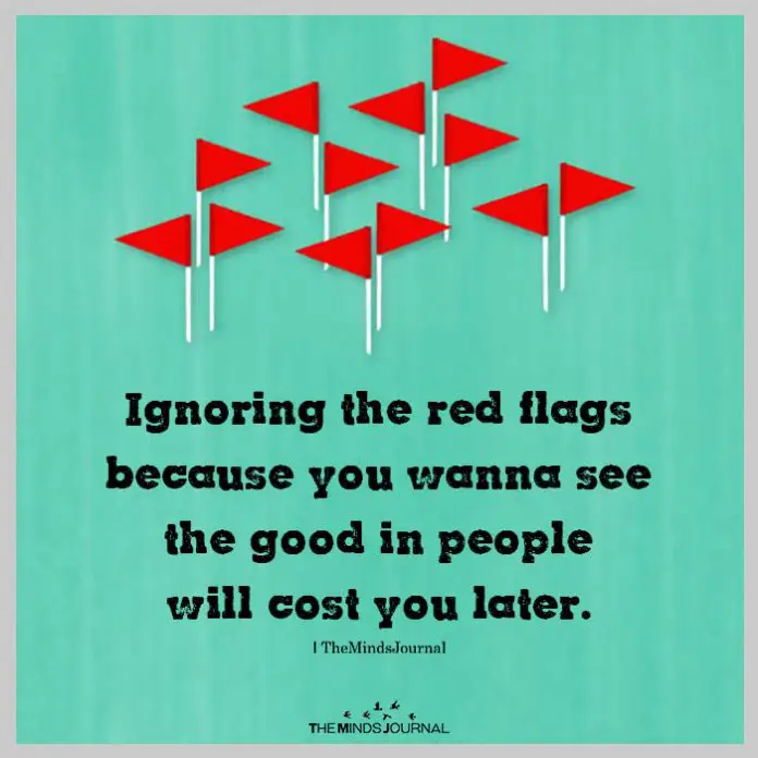 Red flags in a relationship with a woman