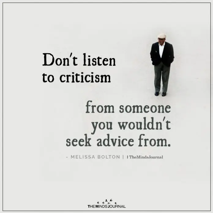 Protect Yourself From Destructive Criticism