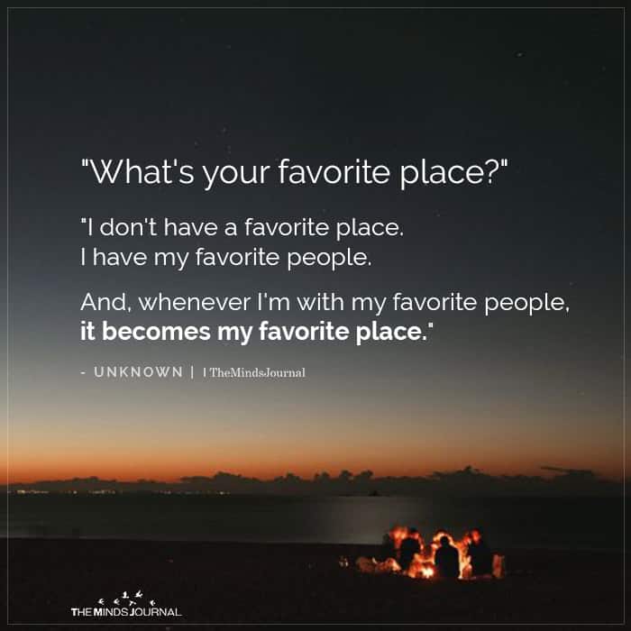 What's Your Favorite Place?