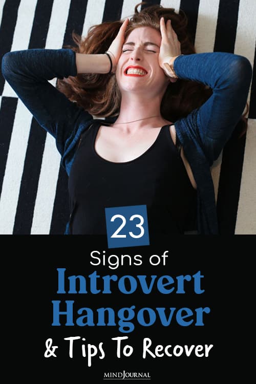 signs of introvert hangover pin introvert