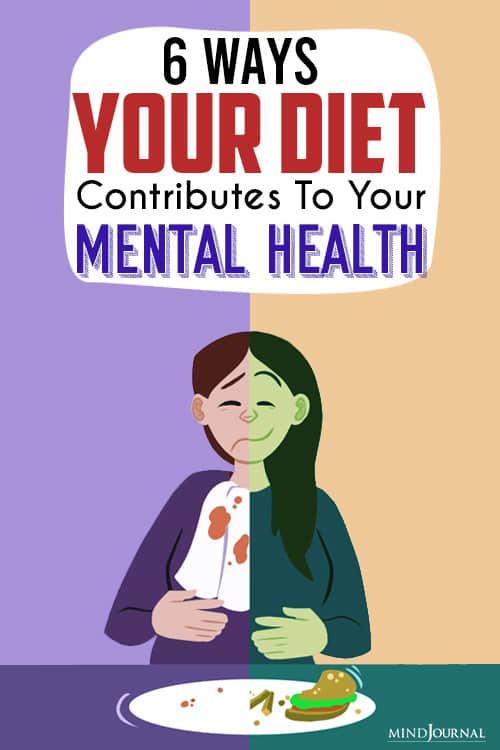your diet contributes to your mental health pin
