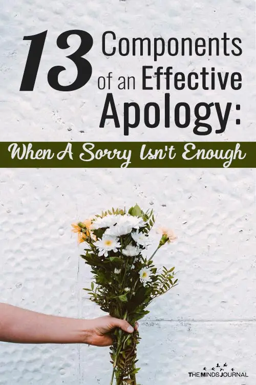 13 Components of an Effective Apology When A Sorry Isn't Enough pin