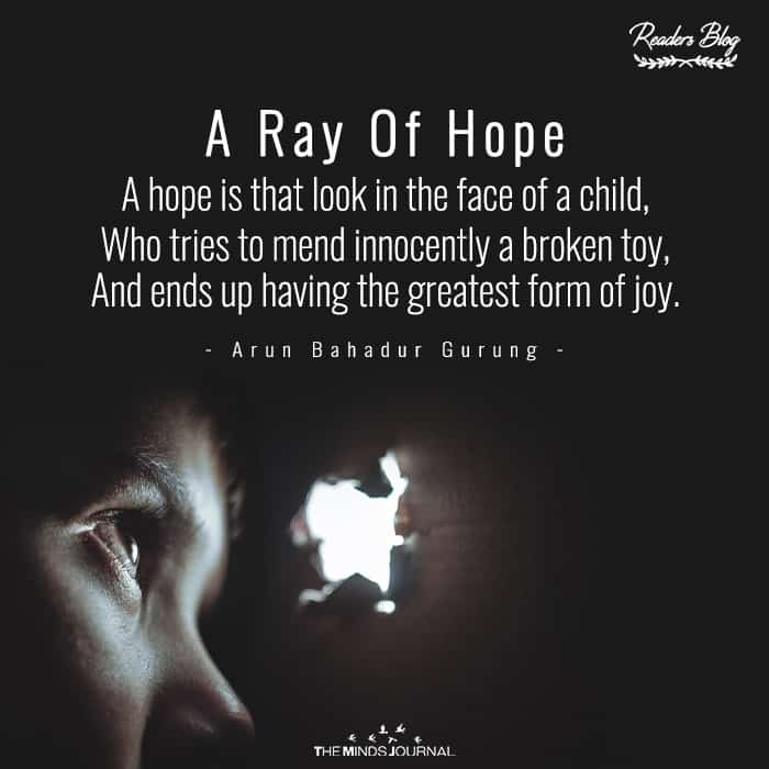 A Ray Of Hope