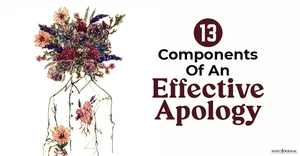 13 Components Of An Effective Apology