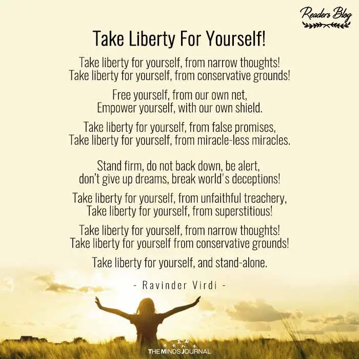Take Liberty For Yourself