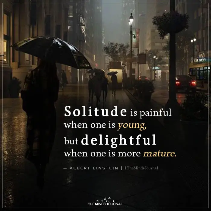 Solitude Is Painful