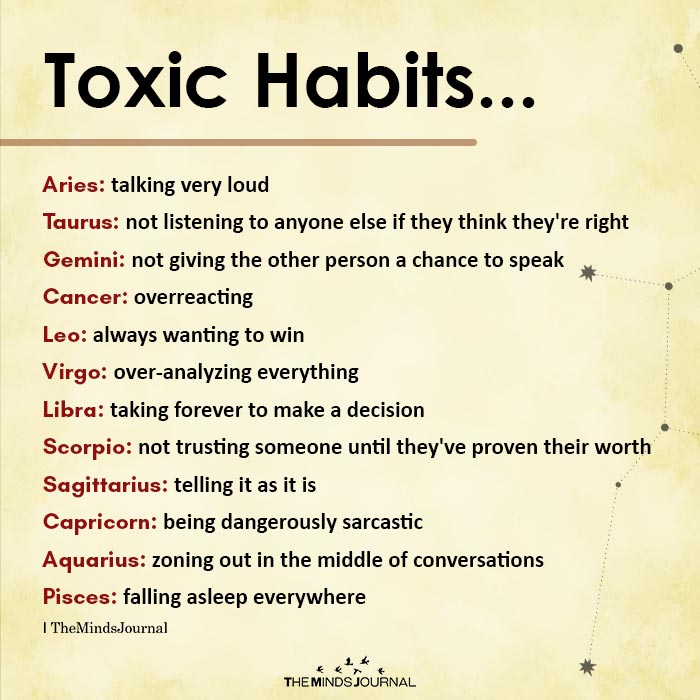 toxic habits