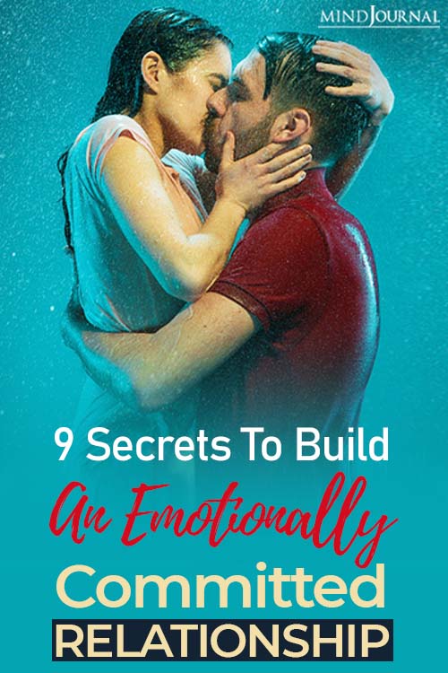 secrets to build an emotionally committed relationship pin