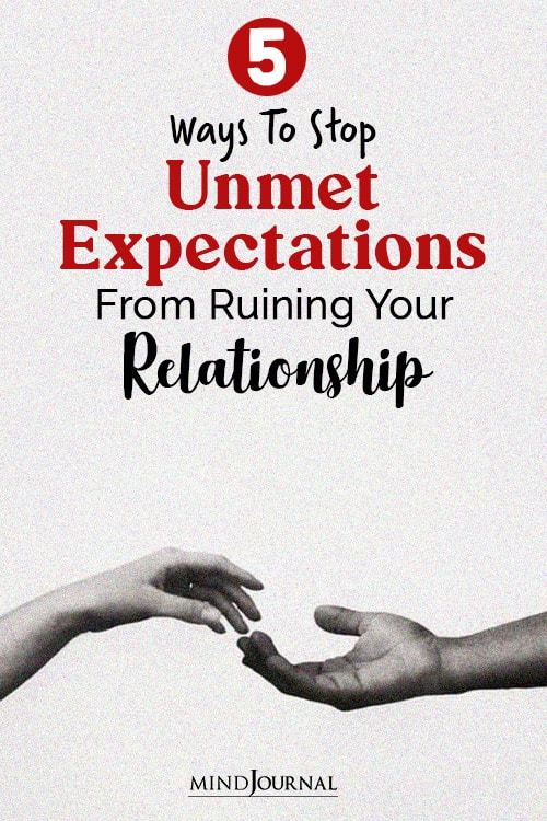stop unmet expectations from relationship pin