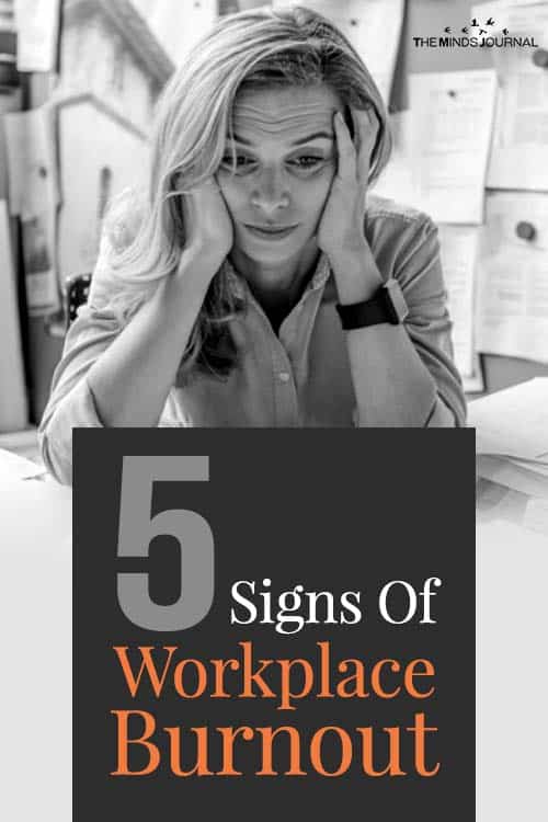 5 Signs You Are Experiencing Workplace Burnout