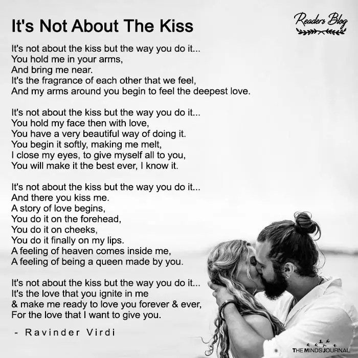 It's Not About The Kiss