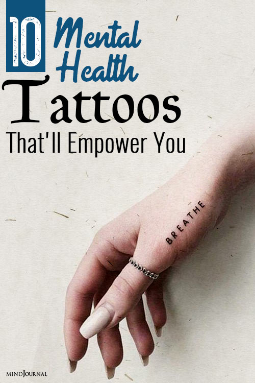 Mental Health Tattoos Thatll Empower You pin