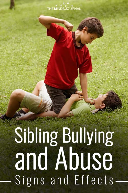 Sibling Bullying and Abuse
