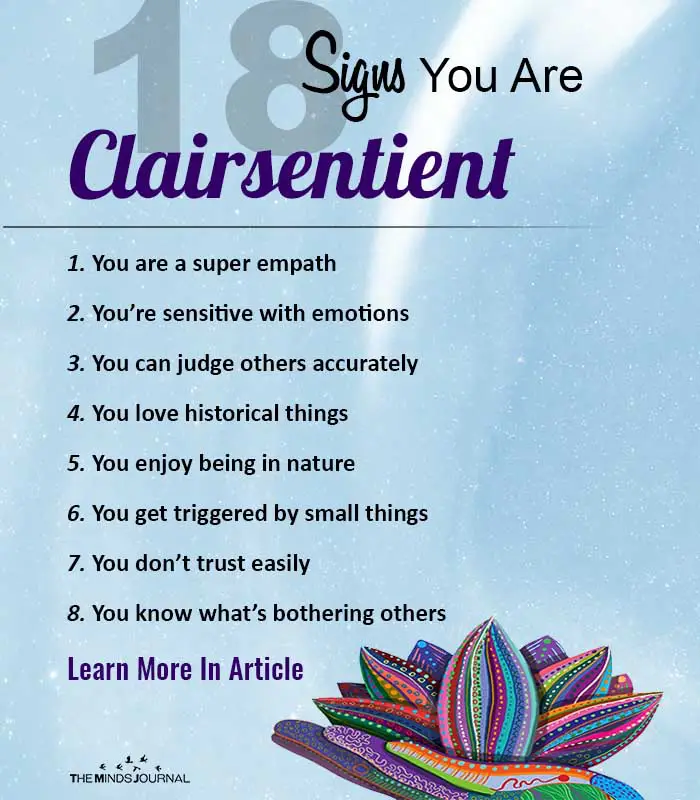 signs you are clairsentient