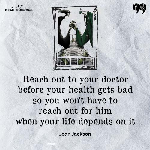 Reach out to your doctor.