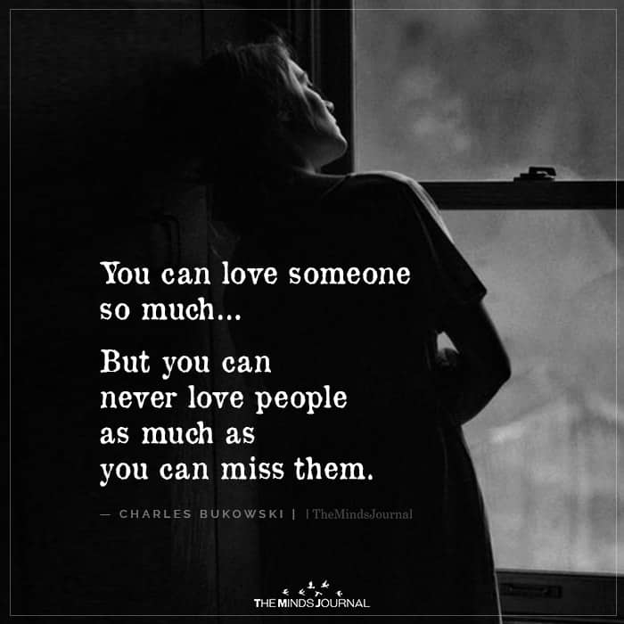 You Can Love Someone So Much… But You Can Never Love People