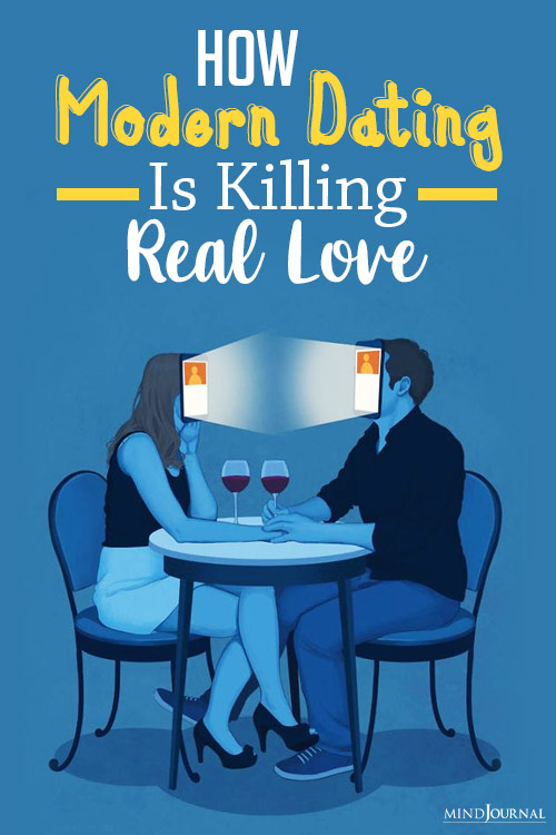 modern dating is killing real love pin